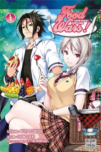 Couverture du livre « Food wars ! Tome 6 » de Yuki Morisaki et Yuto Tsukuda et Shun Saeki aux éditions Delcourt