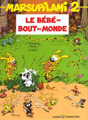 Couverture du livre « Marsupilami Tome 2 : le bébé du bout du monde » de Greg et Batem et Andre Franquin aux éditions Marsu Productions