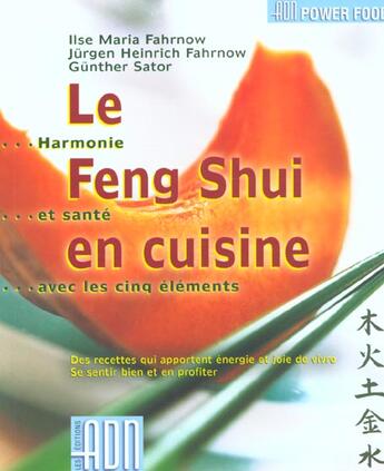 Couverture du livre « Feng shui en cuisine » de Fahrnow/Sator aux éditions Adn