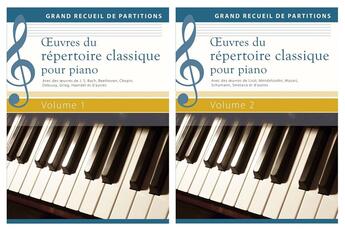 Couverture du livre « Classique piano volumes 1 et 2 » de  aux éditions Ngv