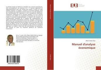 Couverture du livre « Manuel d'analyse économique » de  aux éditions Editions Universitaires Europeennes