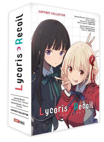 Couverture du livre « Coffret Lycoris Recoil T04 + Roman Ordinary Days » de Bizen Yasunori et Asaura et Imigi Muru aux éditions Panini