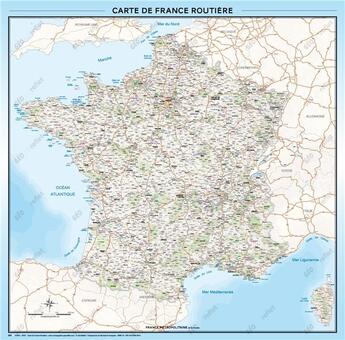 Couverture du livre « Carte de france routiere - poster plastifie 100x100cm » de Editions Geo Reflet aux éditions Editions Geo Reflet