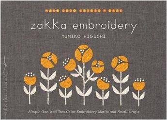 Couverture du livre « Zakka embroidery » de Yumiko Higuchi aux éditions Random House Us