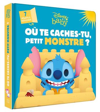 Couverture du livre « Disney Baby : où te caches-tu, petit monstre ? » de Disney aux éditions Disney Hachette