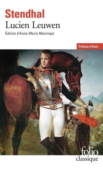 Couverture du livre « Lucien Leuwen » de Stendhal aux éditions Folio