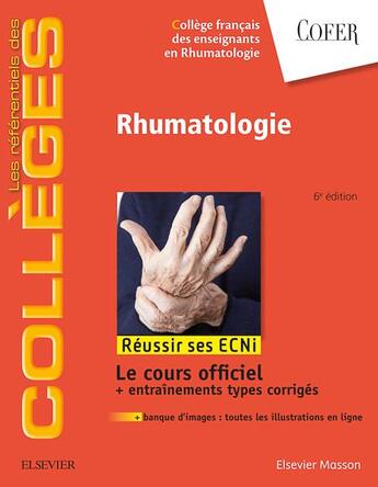 Couverture du livre « Rhumatologie ; réussir les ECNI » de  aux éditions Elsevier-masson