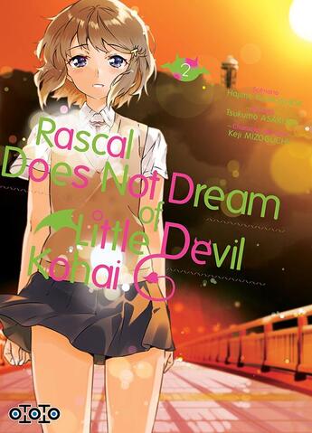 Couverture du livre « Rascal does not dream of Little Devil Kohai Tome 2 » de Hajime Kamoshida et Tsukumo Asakusa aux éditions Ototo