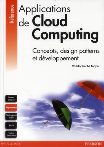 Couverture du livre « Applications de cloud computing » de Christopher M. Moyer aux éditions Pearson