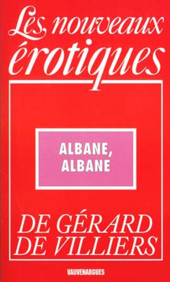 Couverture du livre « Albane Albane » de C Carlos aux éditions Vauvenargues