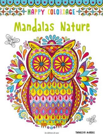 Couverture du livre « Mandalas nature » de Thaneeya Mcardle aux éditions De Saxe