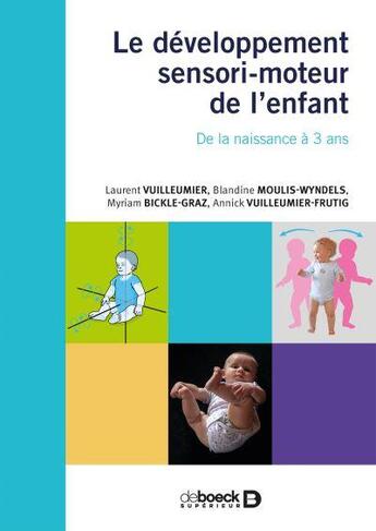 Couverture du livre « Le développement sensorimoteur de l'enfant » de  aux éditions De Boeck Superieur