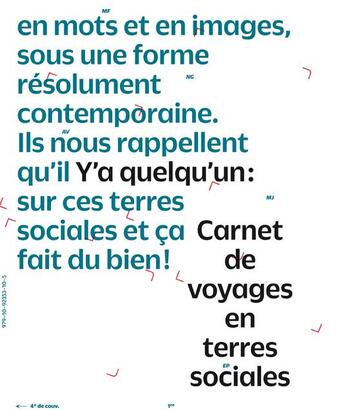 Couverture du livre « Y'a quelqu'un - carnet de voyage en terres sociales » de  aux éditions Editions Du Pourquoi Pas