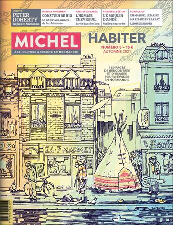 Couverture du livre « Michel art, culture et societe en normandie n 5 habiter » de  aux éditions Lapin Rouge