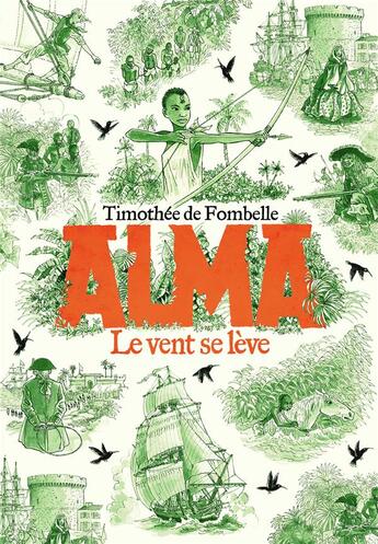 Couverture du livre « Alma Tome 1 : le vent se lève » de Timothée de Fombelle aux éditions Gallimard-jeunesse