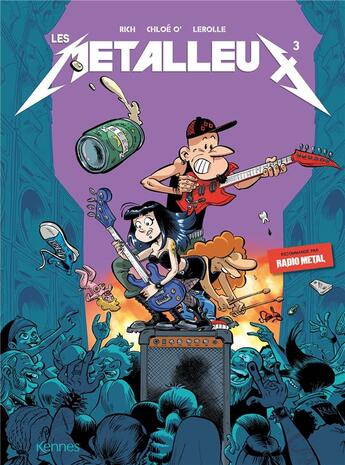 Couverture du livre « Les métalleux Tome 3 » de Richard Di Martino et Chloe Q. aux éditions Les 3 As