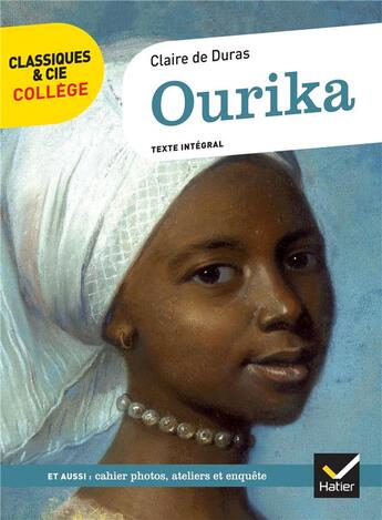 Couverture du livre « Ourika » de Claire De Duras aux éditions Hatier