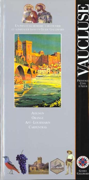 Couverture du livre « Vaucluse - provence-cote d'azur » de Collectif Gallimard aux éditions Gallimard-loisirs