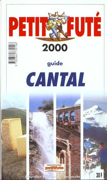 Couverture du livre « Cantal 2000, le petit fute (reserve hypers) » de Collectif Petit Fute aux éditions Le Petit Fute