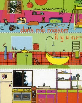 Couverture du livre « Dans ma maison il y a... » de O Serrano aux éditions Mouton Cerise