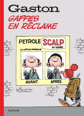 Couverture du livre « Gaston Hors-Série Tome 7 : gaffes en réclame » de Jidehem et Andre Franquin aux éditions Dupuis