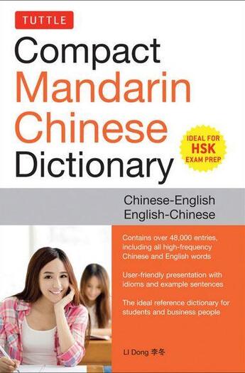 Couverture du livre « Tuttle compact mandarin chinese dictionary (new ed) » de  aux éditions Tuttle