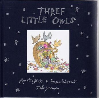 Couverture du livre « Three little owls » de Quentin Blake aux éditions Tate Gallery