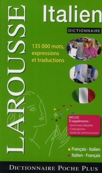 Couverture du livre « Poche plus français-italien » de  aux éditions Larousse