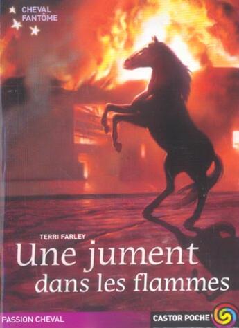 Couverture du livre « Cheval fantome t.3 une jument dans les flammes » de Terri Farley aux éditions Pere Castor