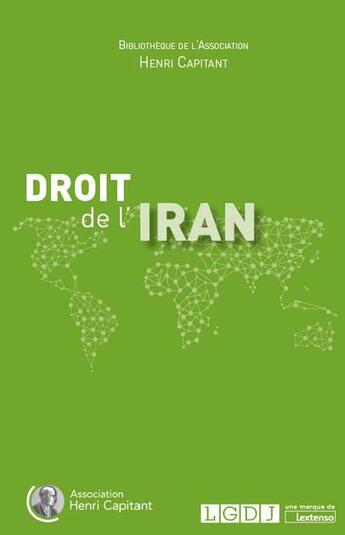 Couverture du livre « Droit de l'Iran » de  aux éditions Lgdj