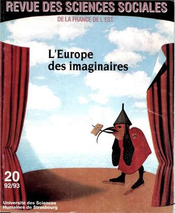 Couverture du livre « Revue Des Sciences Sociales, N 20/1993. L'Europe Des Imaginaires » de Auteurs Divers aux éditions Pu De Strasbourg