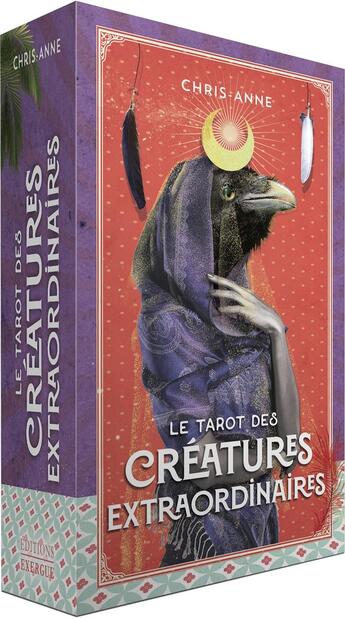 Couverture du livre « Le Tarot des créatures extraordinaires » de Chris-Anne aux éditions Exergue