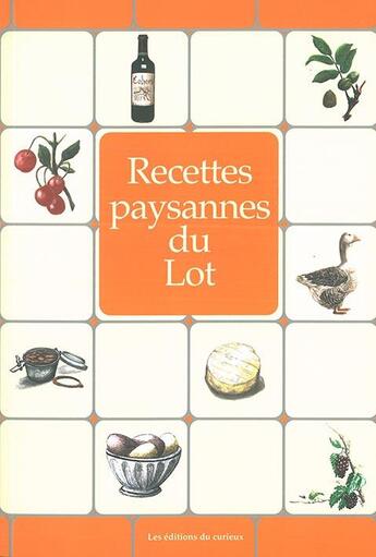 Couverture du livre « Recettes paysannes du Lot » de  aux éditions Du Mont