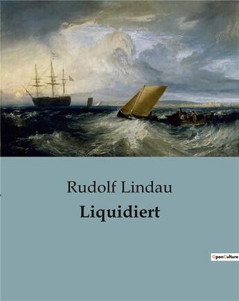 Couverture du livre « Liquidiert » de Lindau Rudolf aux éditions Culturea