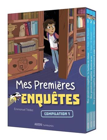 Couverture du livre « Mes premières enquêtes : coffret Tomes 1 à 3 : le fantôme du château ; mystère au zoo ; mystère et bonhomme de neige » de Emmanuel Tredez et Maud Riemann aux éditions Auzou