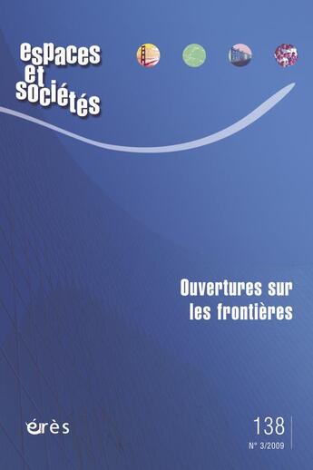 Couverture du livre « Ouvertures sur les frontières » de  aux éditions Eres