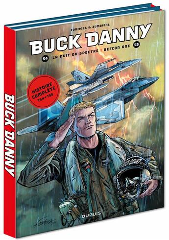 Couverture du livre « Les aventures de Buck Danny : coffret Tomes 54 et 55 » de Gil Formosa et Frederic Zumbiehl aux éditions Dupuis