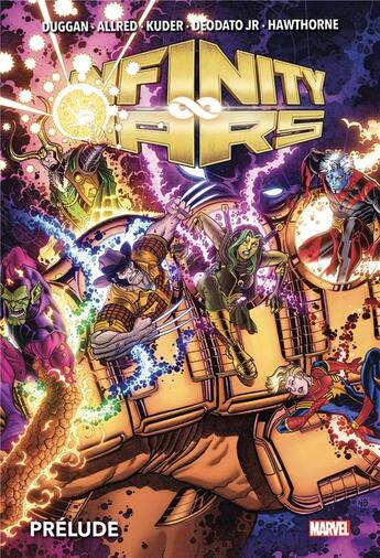 Couverture du livre « Infinity war : prélude » de Mike Allred et Gerry Duggan et Aaron Kuder et Mike Deodato Jr. aux éditions Panini