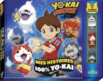 Couverture du livre « Yo-Kai Watch : mes histoires ; 100 % Yo-Kai » de Viz Media aux éditions Les Livres Du Dragon D'or