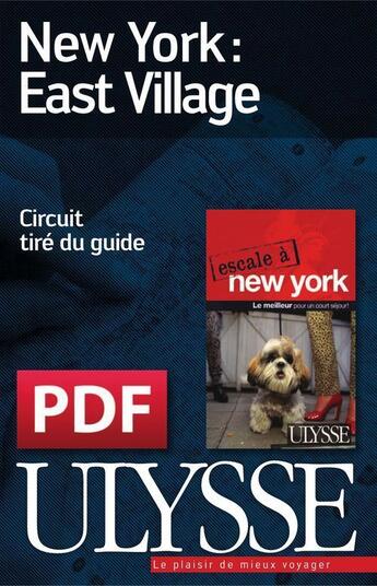 Couverture du livre « New York ; East Village » de  aux éditions Ulysse