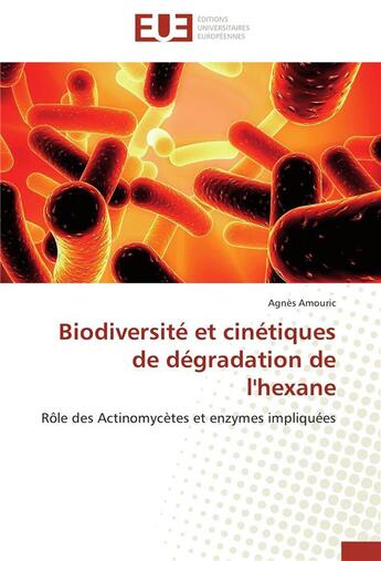 Couverture du livre « Biodiversité et cinétiques de dégradation de l'hexane ; rôle des actinomycètes et enzymes impliquées » de Agnes Amouric aux éditions Editions Universitaires Europeennes