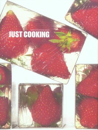 Couverture du livre « Just cooking » de Stefan aux éditions Lannoo