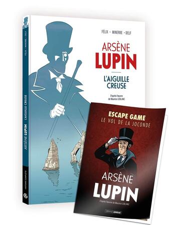 Couverture du livre « Arsène Lupin Tome 1 : L'aiguille creuse » de Jerome Felix et Michael Minerbe aux éditions Bamboo