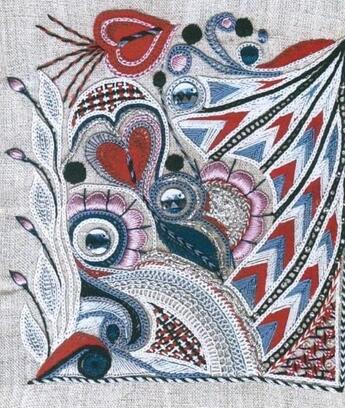 Couverture du livre « Hiver broderie glazig » de Pascal Jaouen aux éditions Ecole De Broderie D'art