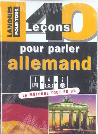Couverture du livre « 40 Lecons Pour Parler Allemand » de J-P Vernon et W Klatt aux éditions Pocket