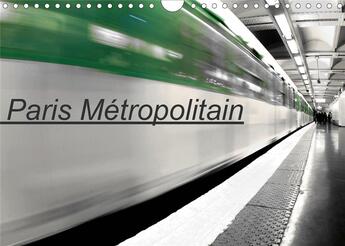 Couverture du livre « Paris Métropolitain (Calendrier mural 2020 DIN A4 horizontal) ; Le métro de Paris (Calendrier mensuel, 14 Pages ) » de Patrice Thebault aux éditions Calvendo