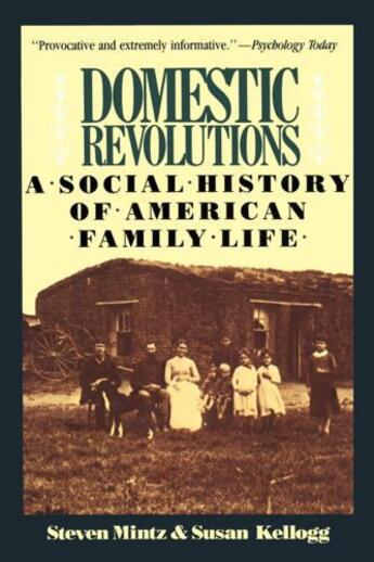 Couverture du livre « Domestic Revolutions » de Mintz Steven aux éditions Free Press