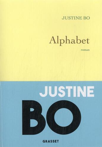 Couverture du livre « Alphabet » de Justine Bo aux éditions Grasset