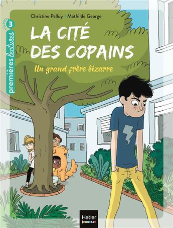 Couverture du livre « La cité des copains t.3 ; un grand frère bizarre » de Mathilde George et Christine Palluy aux éditions Hatier