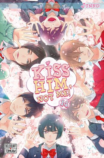 Couverture du livre « Kiss him, not me ! Tome 14 » de Junko aux éditions Delcourt